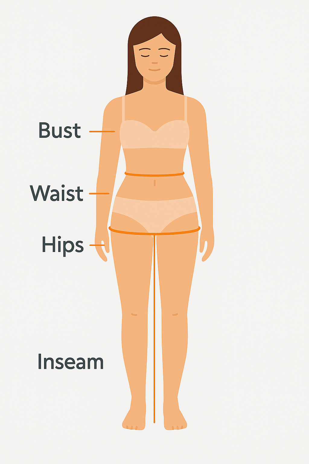 📏 How to Take Your Measurements at Home – Quick Guide