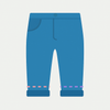 Hem with original finish (jeans)
